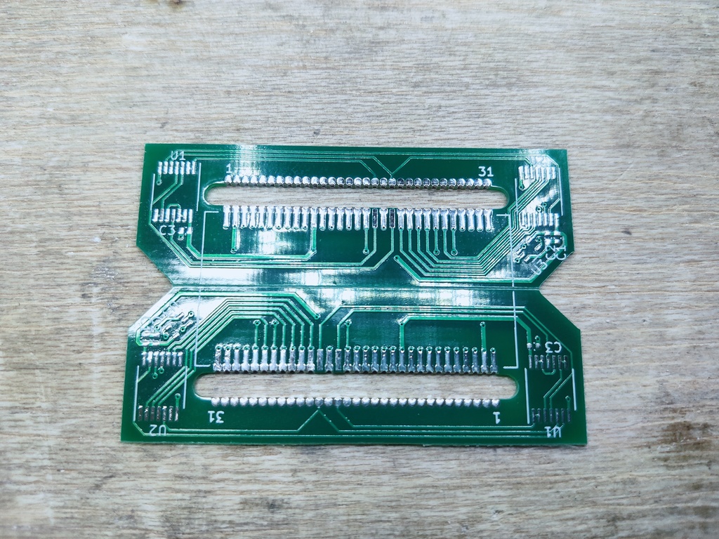 Agilent U1273A Multimeter OLED Display Replacement用パッチ基板(2枚)