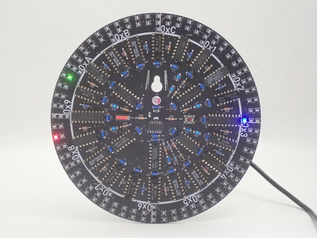 汎用ロジックICで作るアナログ時計キット AnaLogic Clock