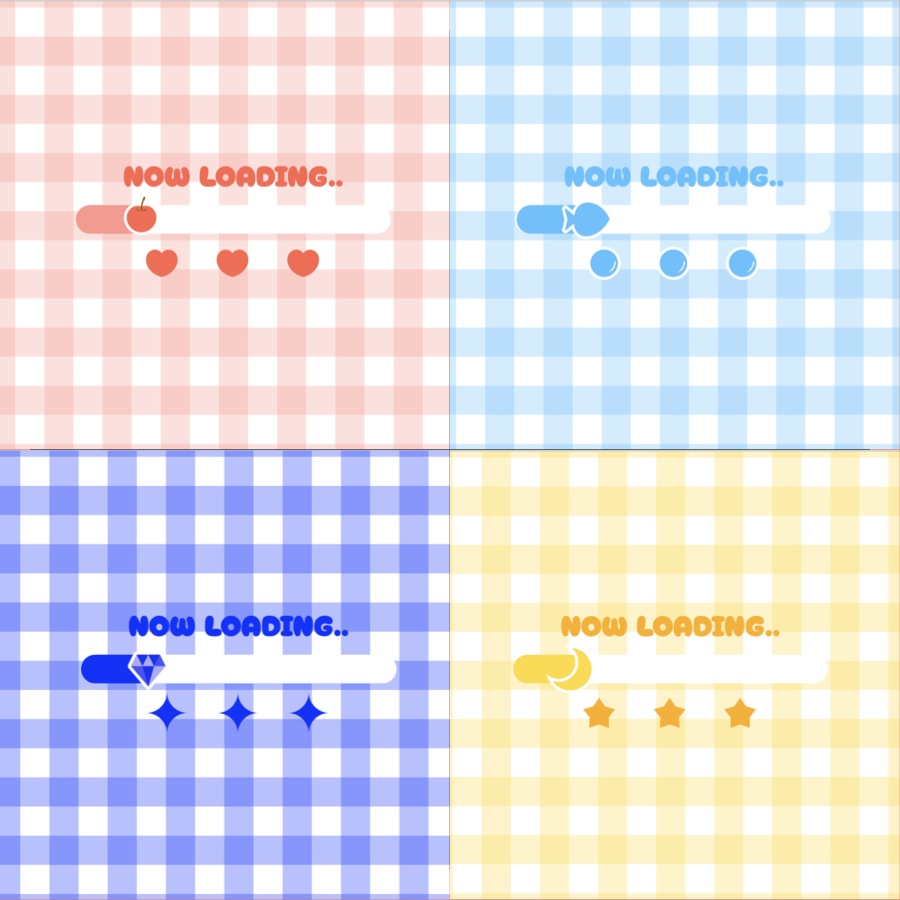 【トランジション】OBSで使える!かわいいデータDL風素材【無料】