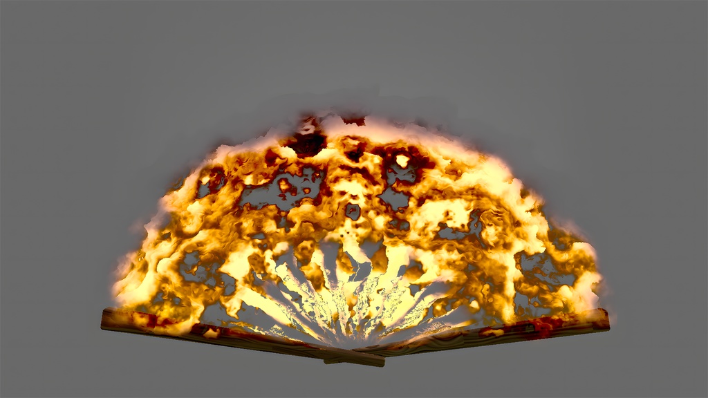 凤凰火扇 Phoenix Fire Fan Unity Shader