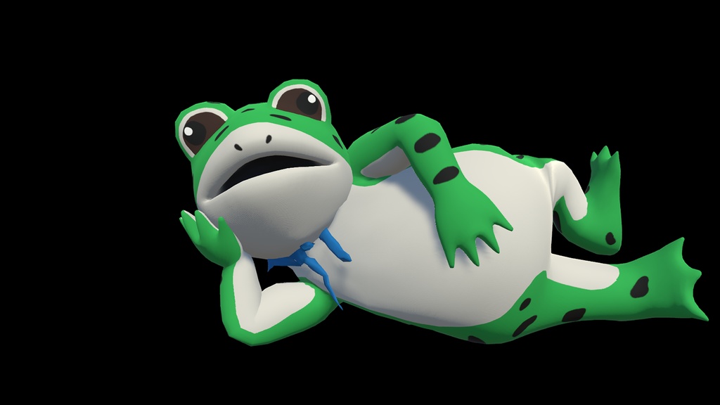 FREE！ 青蛙人偶 / カエルのマスコット / Frog Mascot