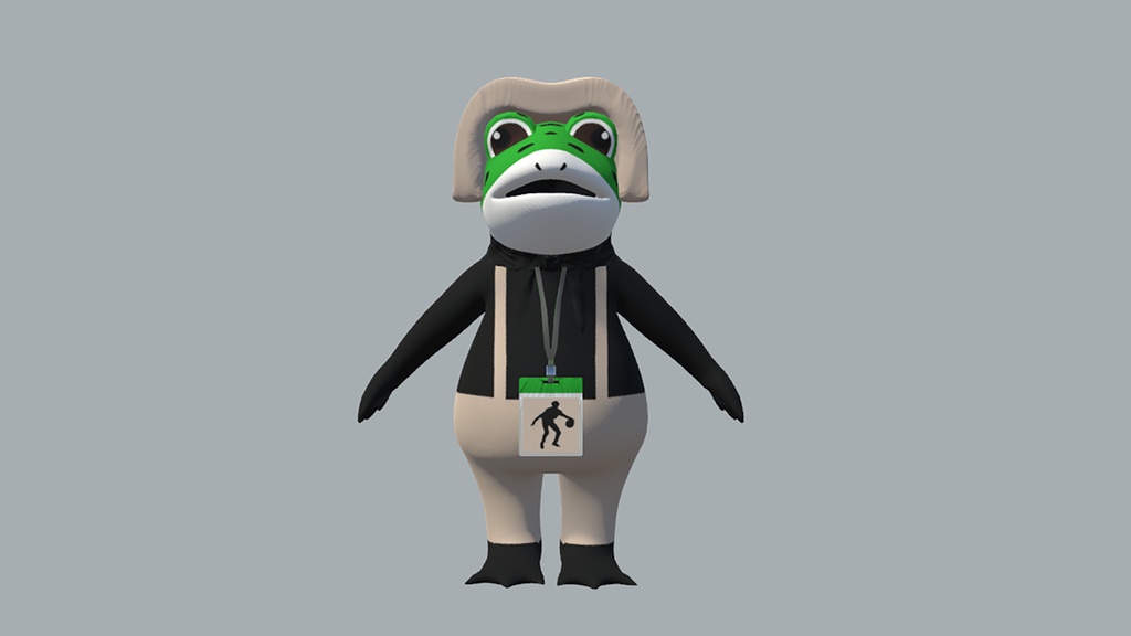 鸡你太美蛙 / 小黒子のカエル / iKun Costumed Frog