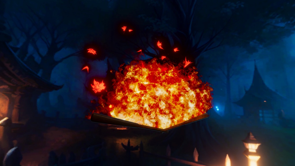 Fire Fan of Papilio Charontis 彼岸蝶の火扇 Unity Particle Systems