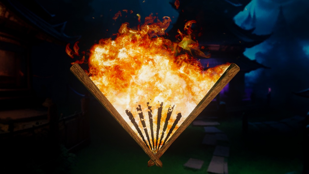 Fire Fan of Papilio Charontis 彼岸蝶の火扇 Unity Particle Systems