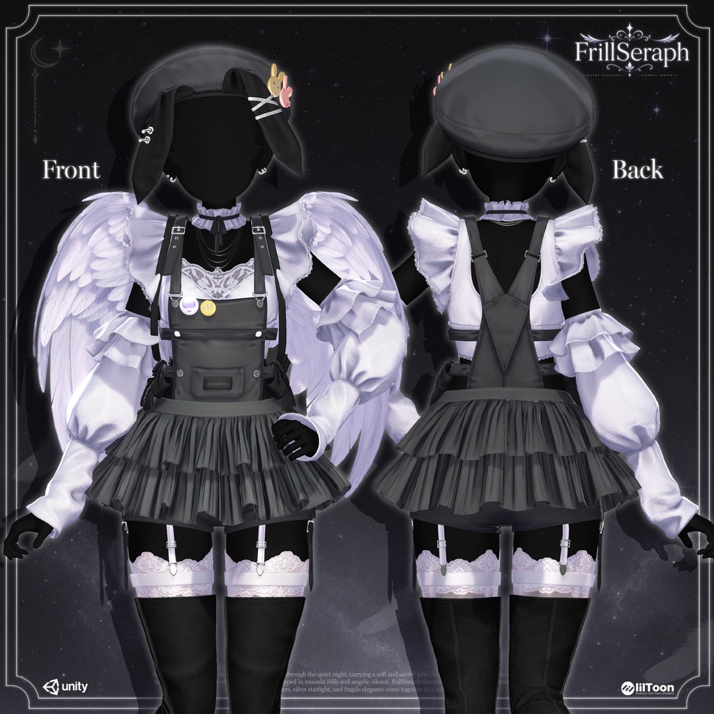 🔴On Sale 🪽《 Frill Seraph》「白羽のフリルセラフ」【21 Avatar】