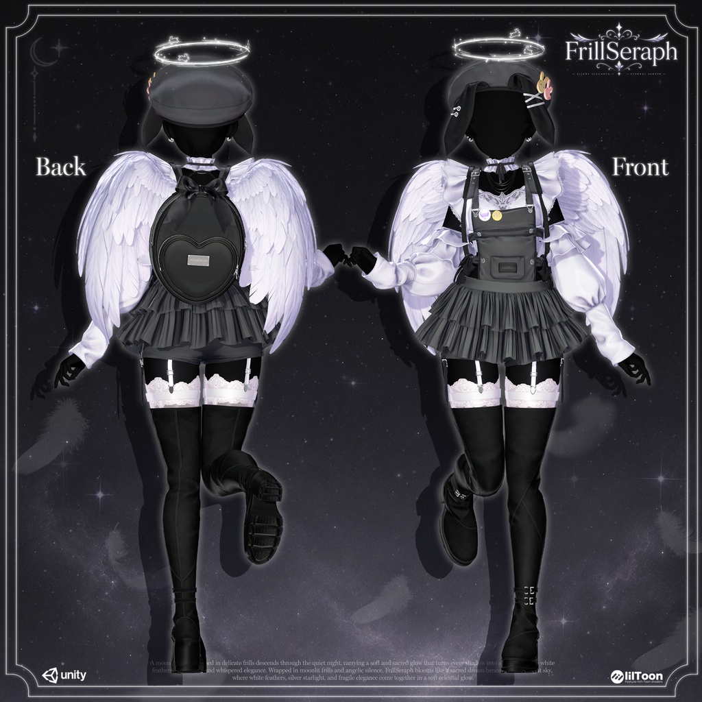 🔴On Sale 🪽《 Frill Seraph》「白羽のフリルセラフ」【21 Avatar】
