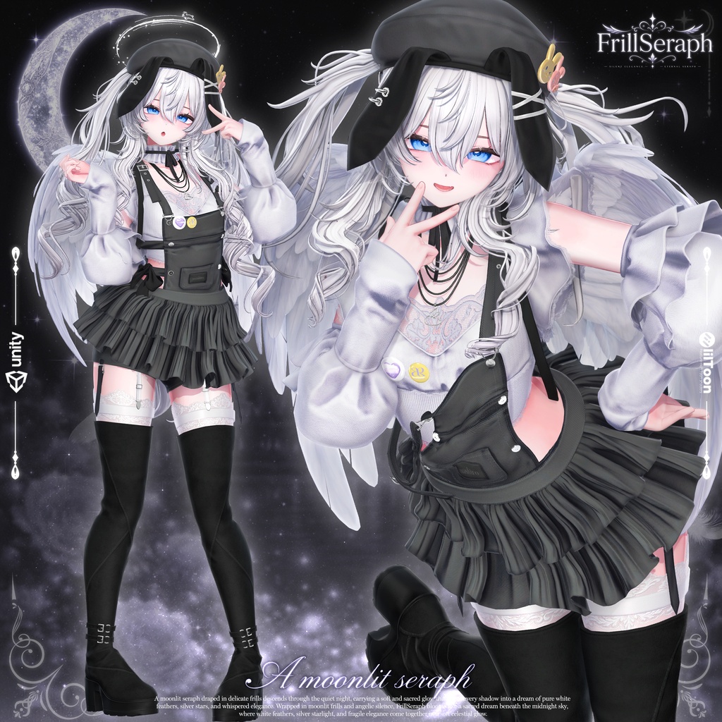 🔴On Sale 🪽《 Frill Seraph》「白羽のフリルセラフ」【21 Avatar】