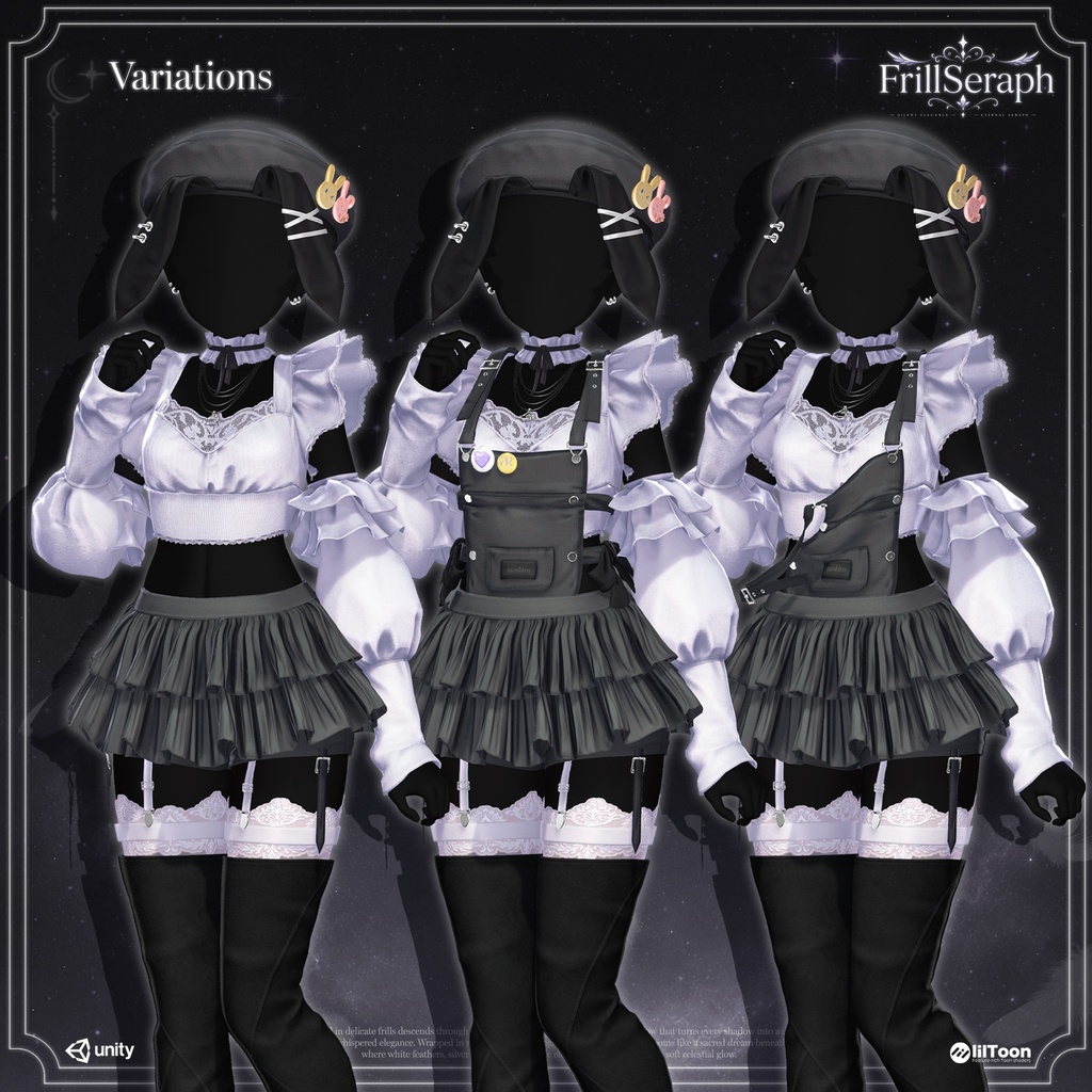 🔴On Sale 🪽《 Frill Seraph》「白羽のフリルセラフ」【21 Avatar】