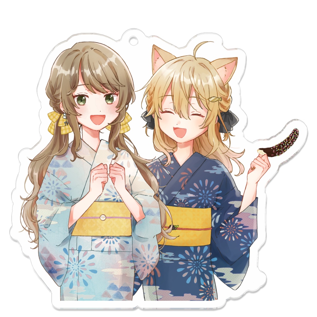 【あさなな】浴衣アクリルキーホルダー　