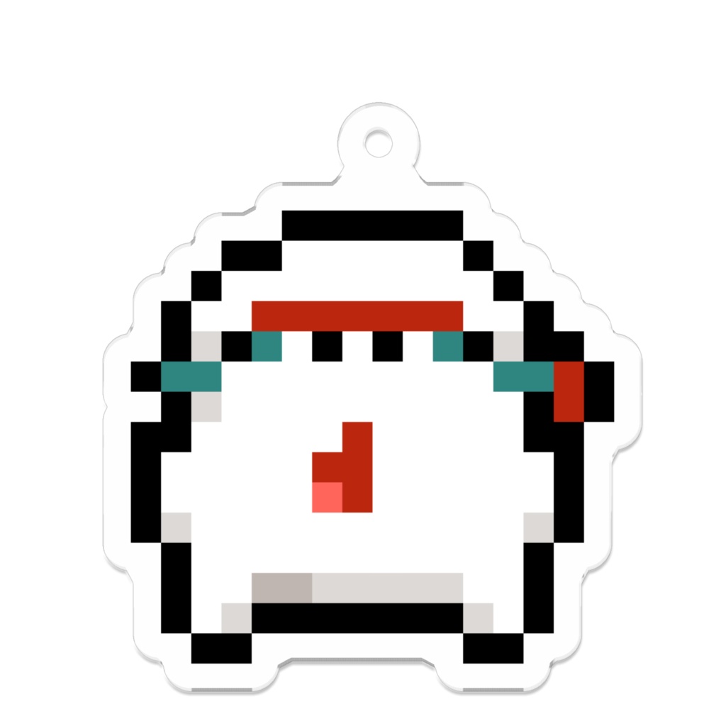 ドットとけたさばののアクリルキーホルダー