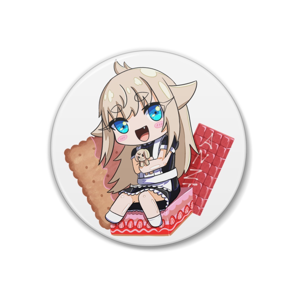 めちゃかわわわバッジ
