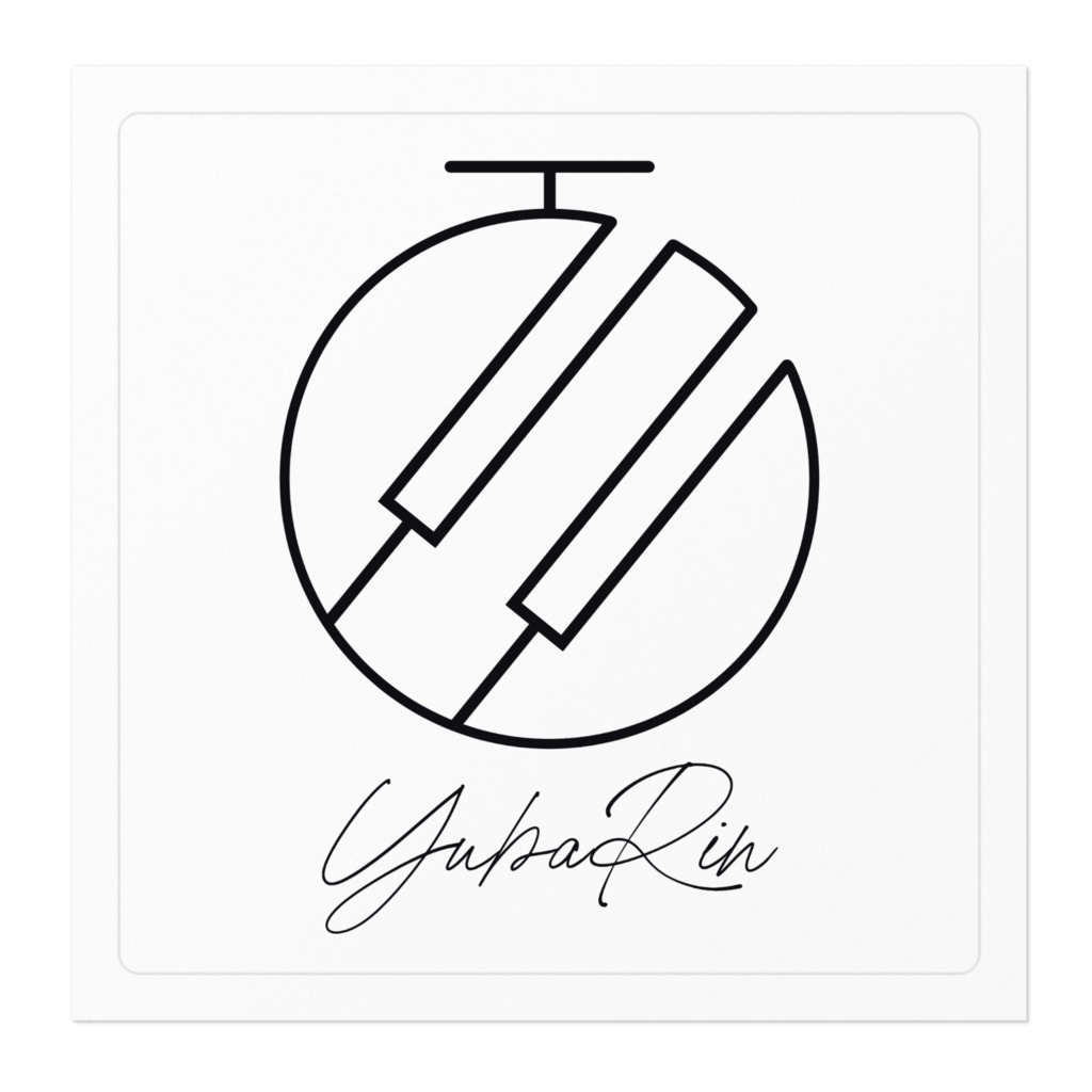 【グッズ】夕葉倫ロゴ ステッカー