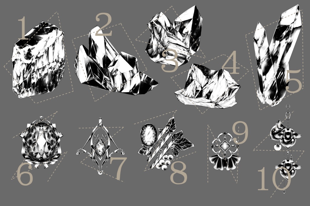 宝飾にまつわる素材集