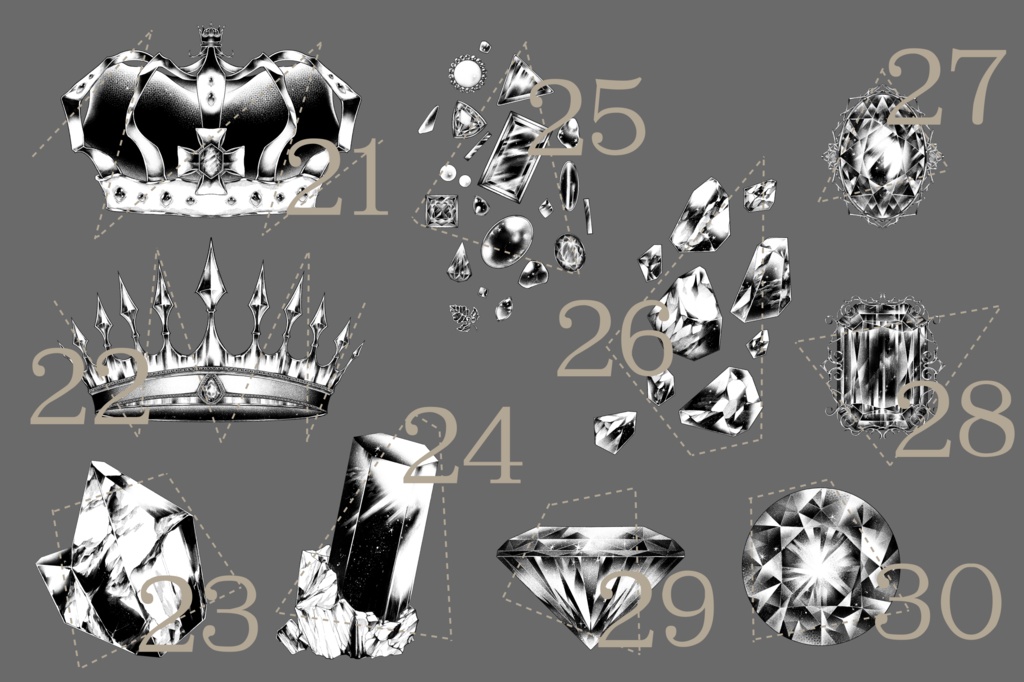 宝飾にまつわる素材集