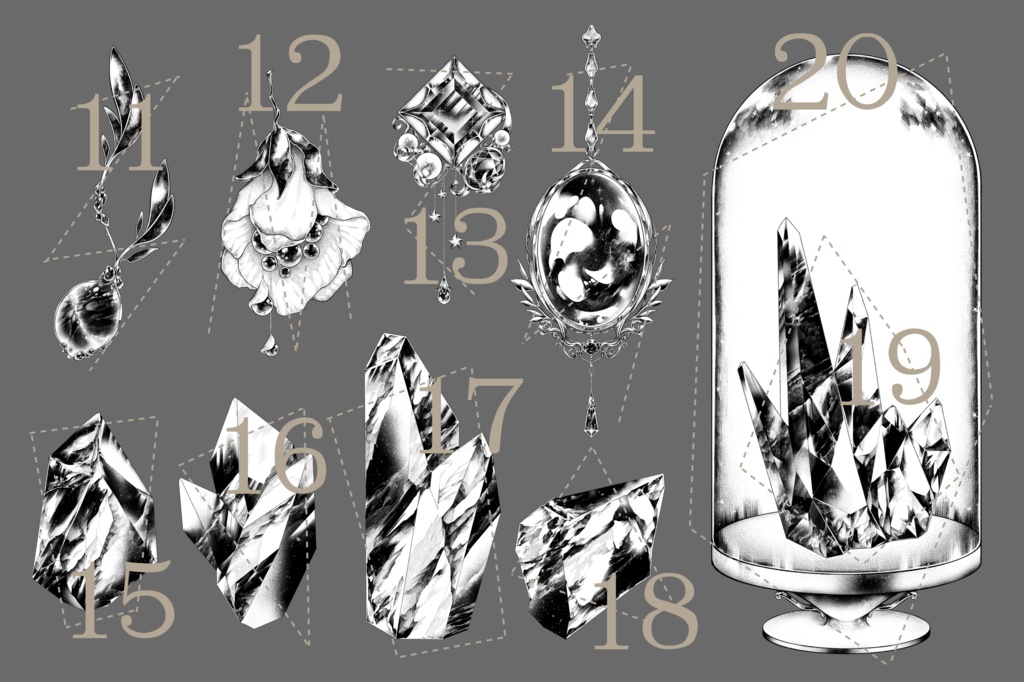 宝飾にまつわる素材集