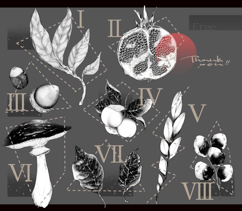 森にまつわる素材集