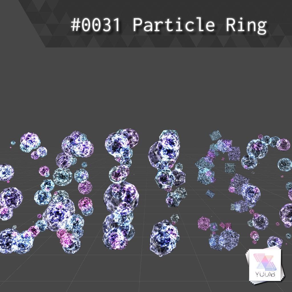 YUYULAB #0031 Particle パーティクルブレスレット 【VRchat想定】