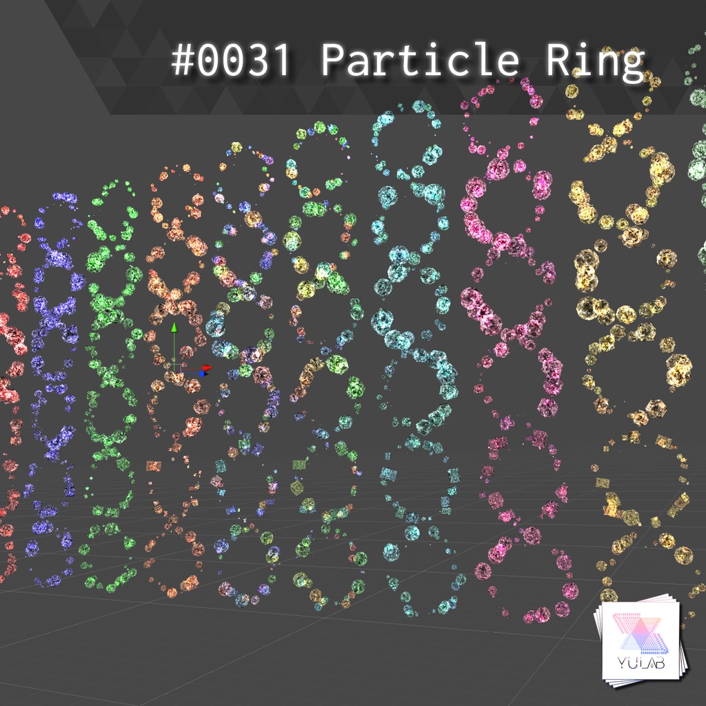 YUYULAB #0031 Particle パーティクルブレスレット 【VRchat想定】