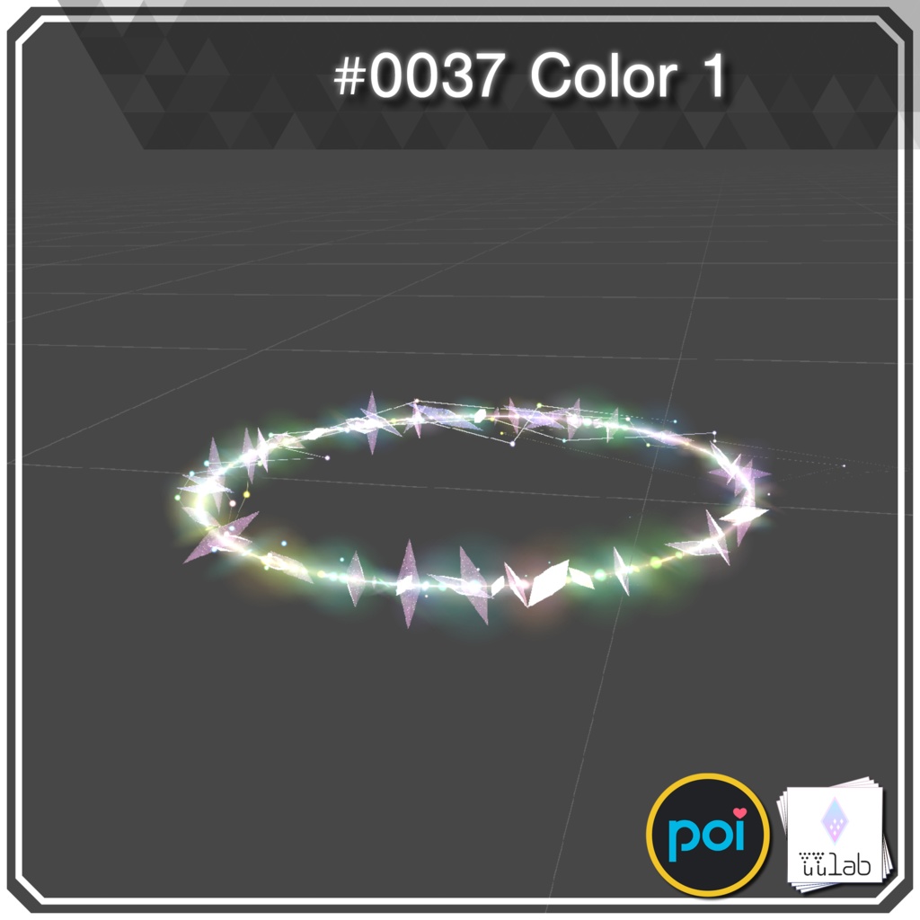 YUYULAB #0037 Particle パーティクルブレスレット 【VRchat想定】