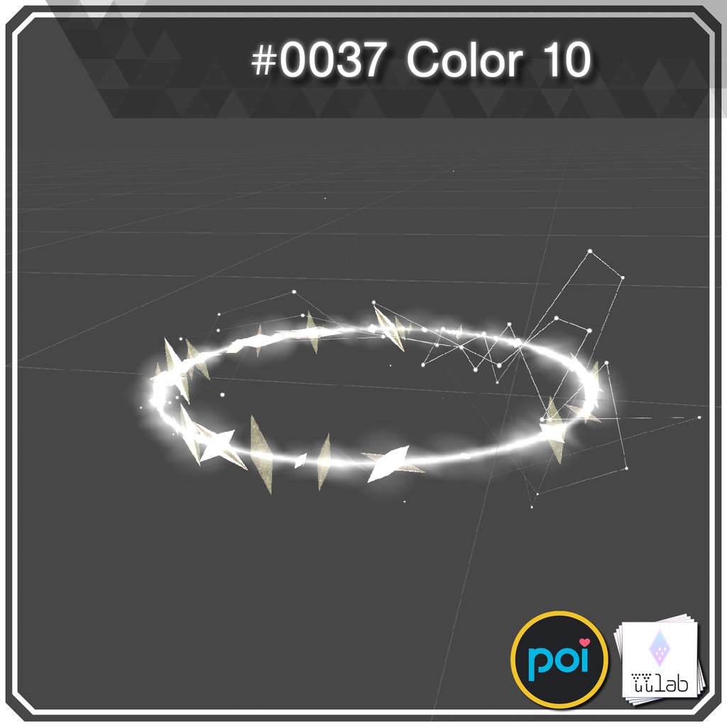 YUYULAB #0037 Particle パーティクルブレスレット 【VRchat想定】