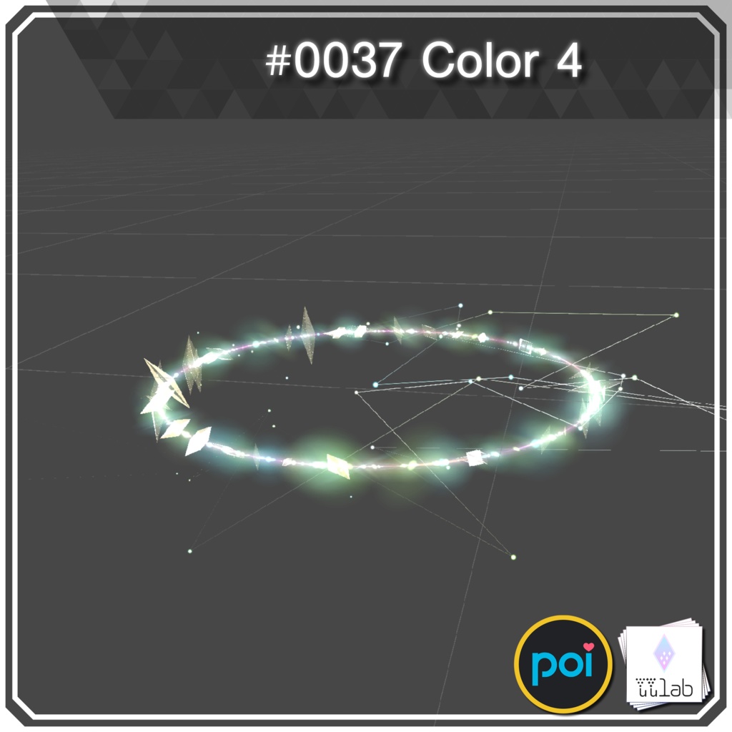 YUYULAB #0037 Particle パーティクルブレスレット 【VRchat想定】