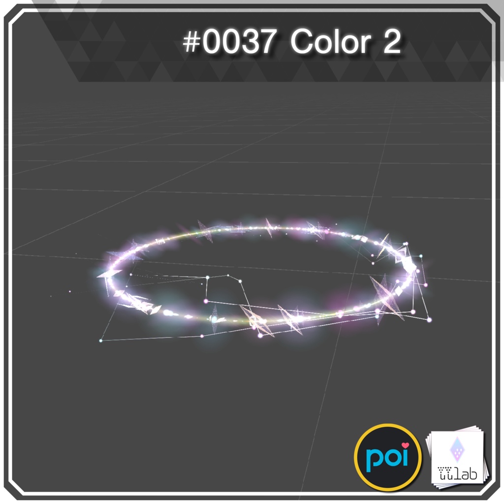 YUYULAB #0037 Particle パーティクルブレスレット 【VRchat想定】