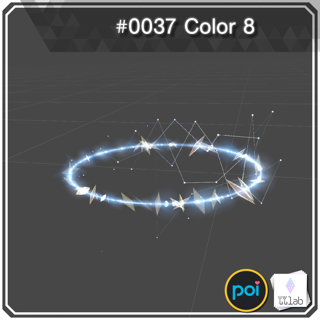 YUYULAB #0037 Particle パーティクルブレスレット 【VRchat想定】