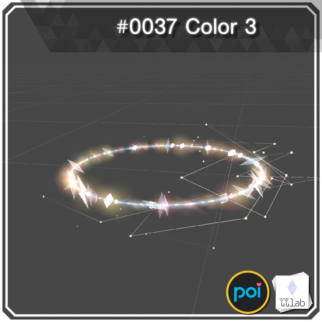 YUYULAB #0037 Particle パーティクルブレスレット 【VRchat想定】
