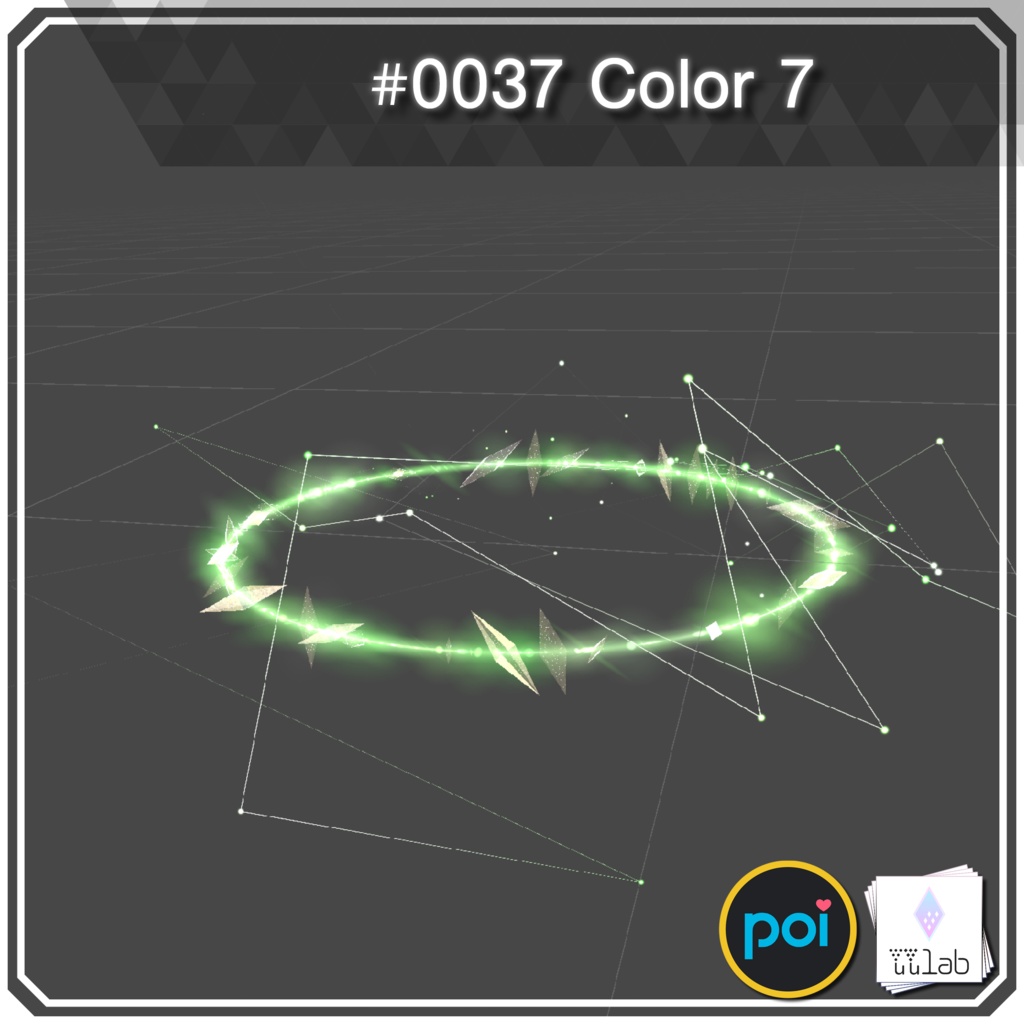 YUYULAB #0037 Particle パーティクルブレスレット 【VRchat想定】