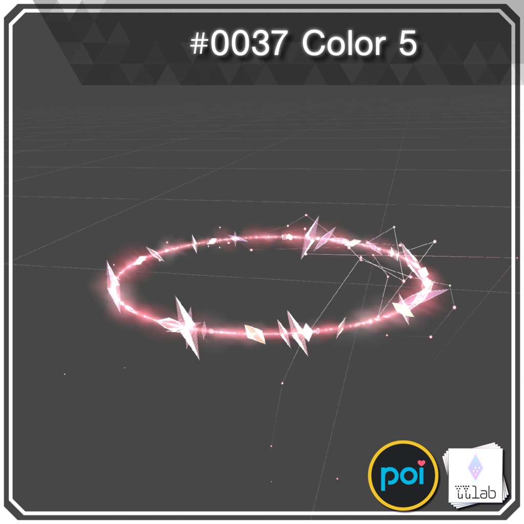 YUYULAB #0037 Particle パーティクルブレスレット 【VRchat想定】