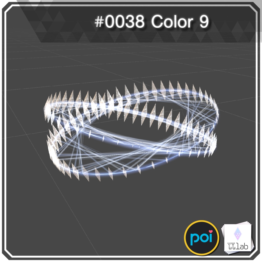 YUYULAB #0038 Particle パーティクルブレスレット 【VRchat想定】