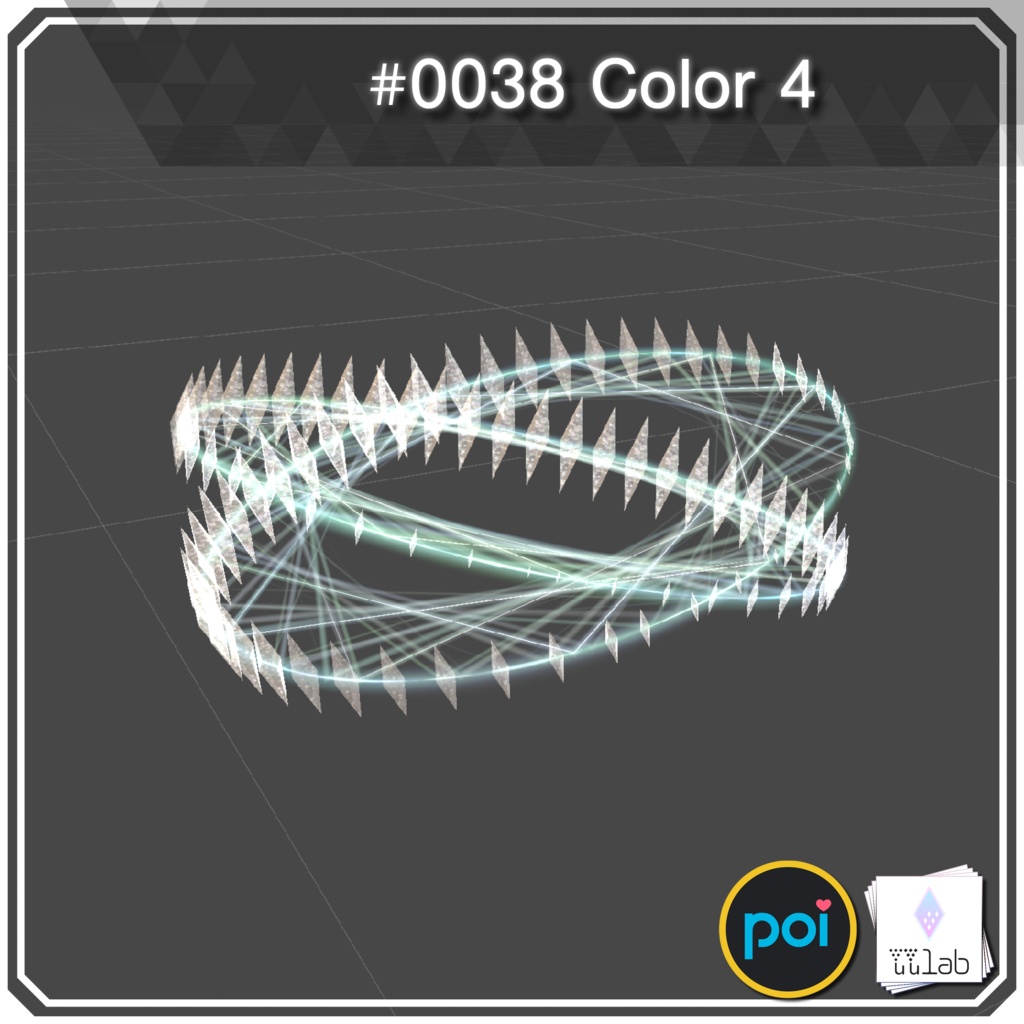 YUYULAB #0038 Particle パーティクルブレスレット 【VRchat想定】