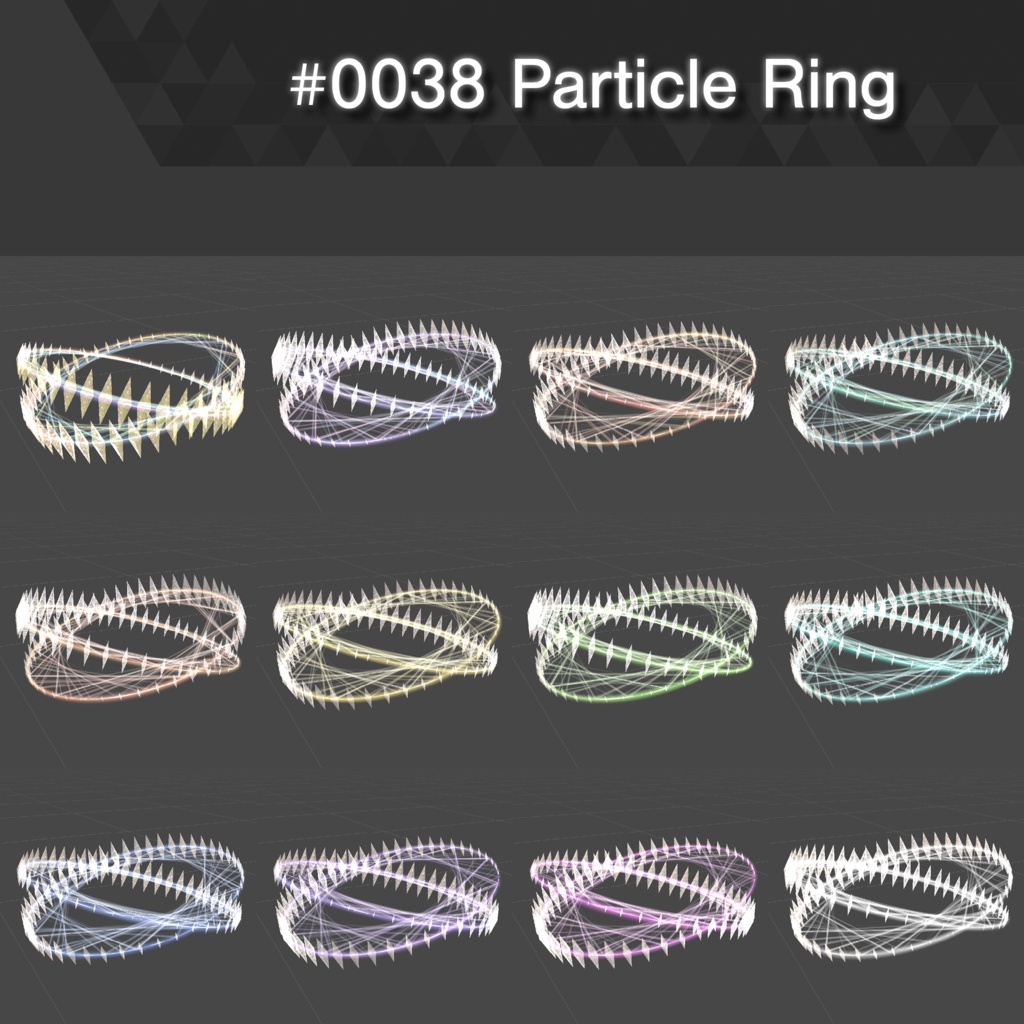 YUYULAB #0038 Particle パーティクルブレスレット 【VRchat想定】