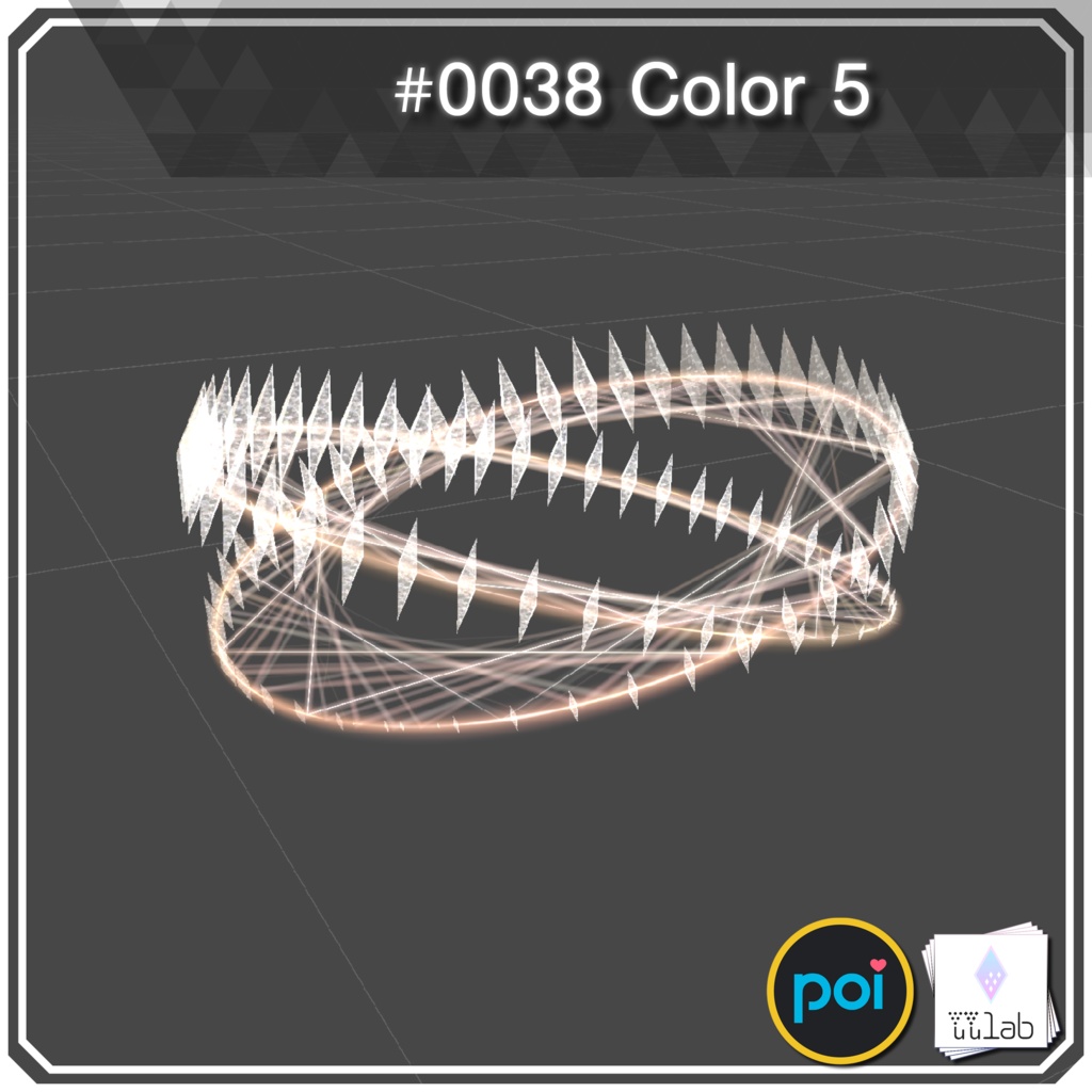 YUYULAB #0038 Particle パーティクルブレスレット 【VRchat想定】