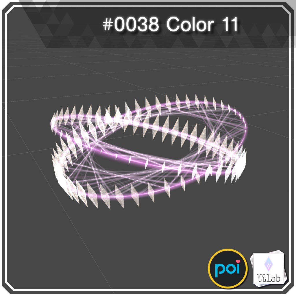 YUYULAB #0038 Particle パーティクルブレスレット 【VRchat想定】