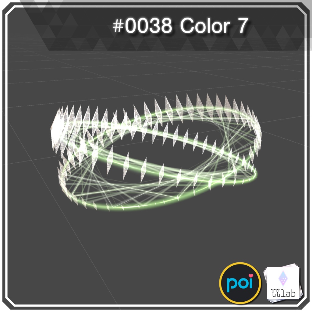 YUYULAB #0038 Particle パーティクルブレスレット 【VRchat想定】