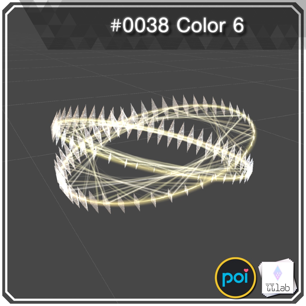 YUYULAB #0038 Particle パーティクルブレスレット 【VRchat想定】