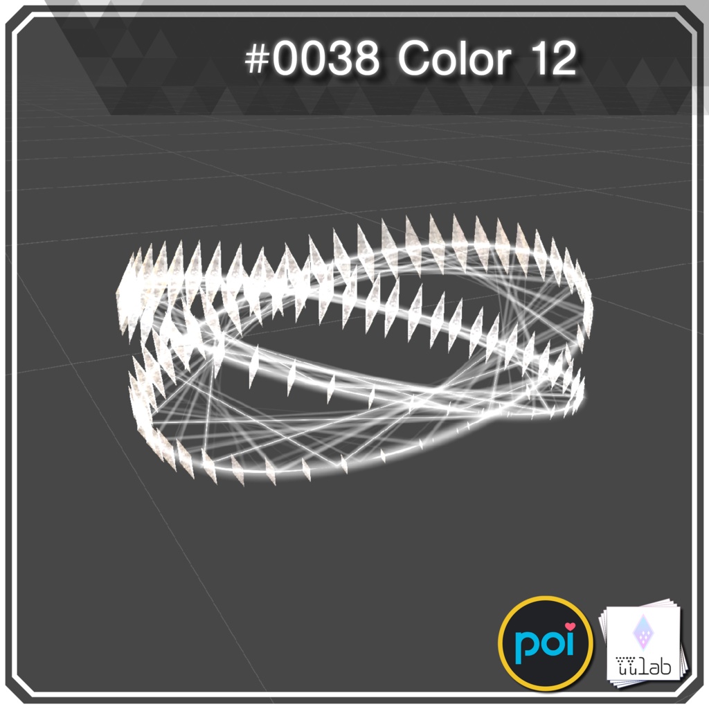 YUYULAB #0038 Particle パーティクルブレスレット 【VRchat想定】