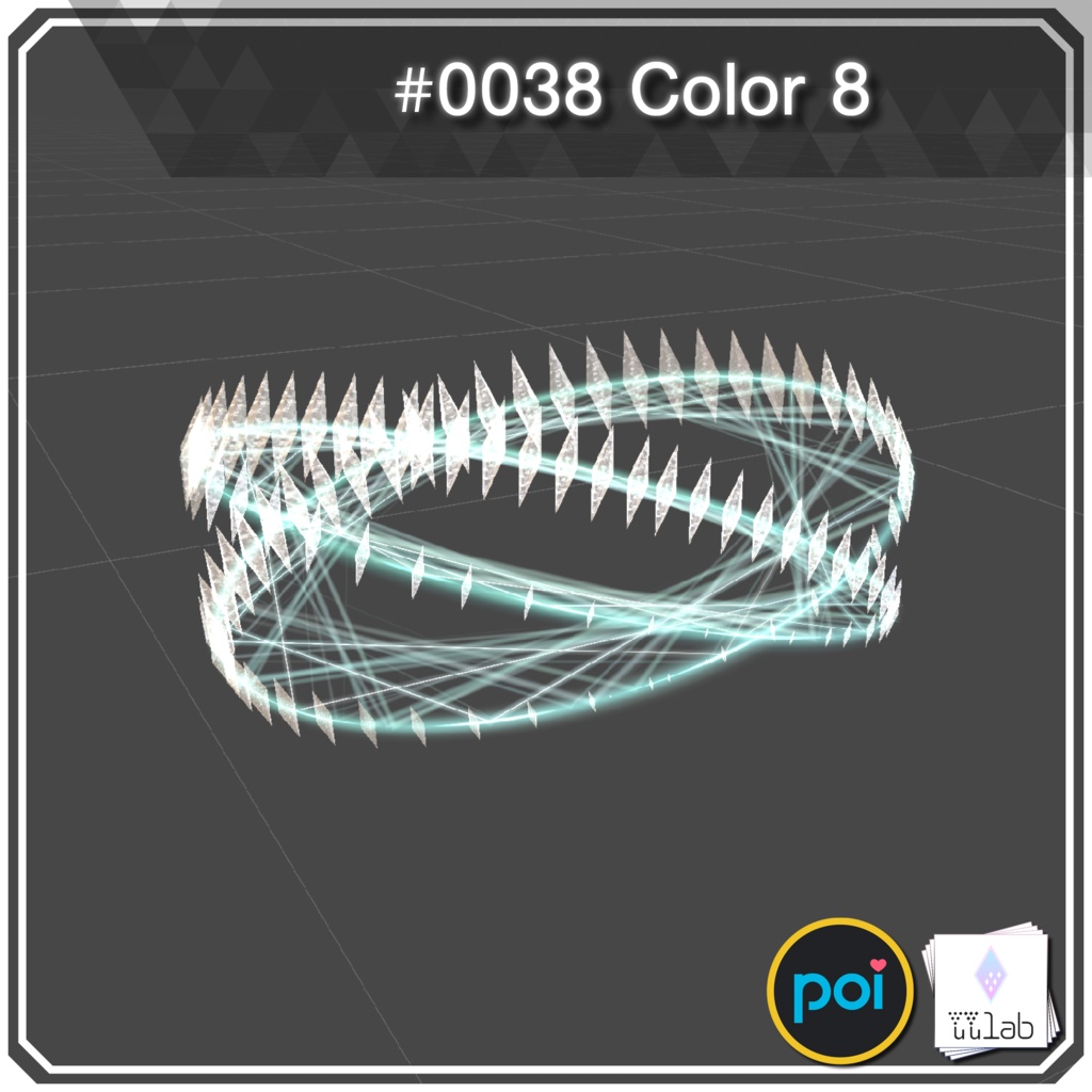 YUYULAB #0038 Particle パーティクルブレスレット 【VRchat想定】