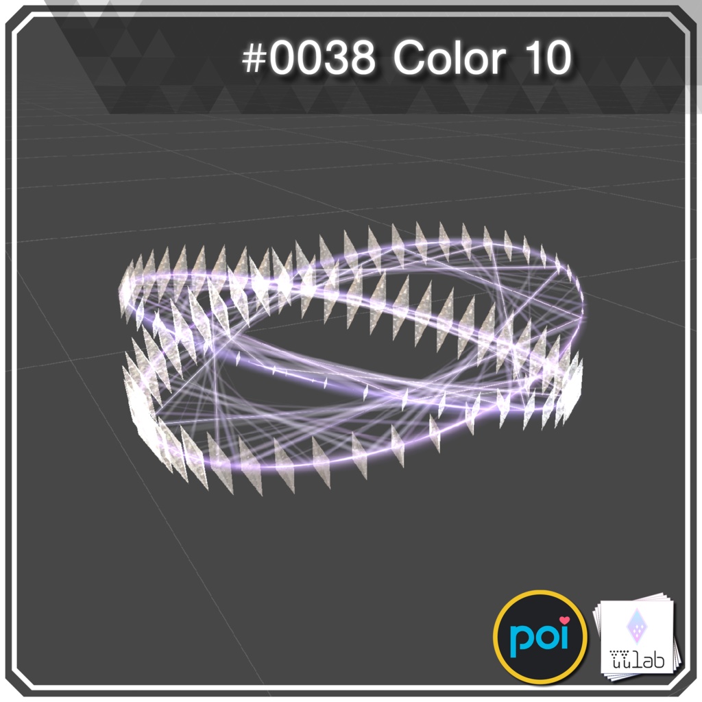 YUYULAB #0038 Particle パーティクルブレスレット 【VRchat想定】