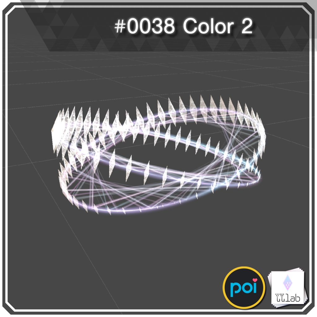 YUYULAB #0038 Particle パーティクルブレスレット 【VRchat想定】