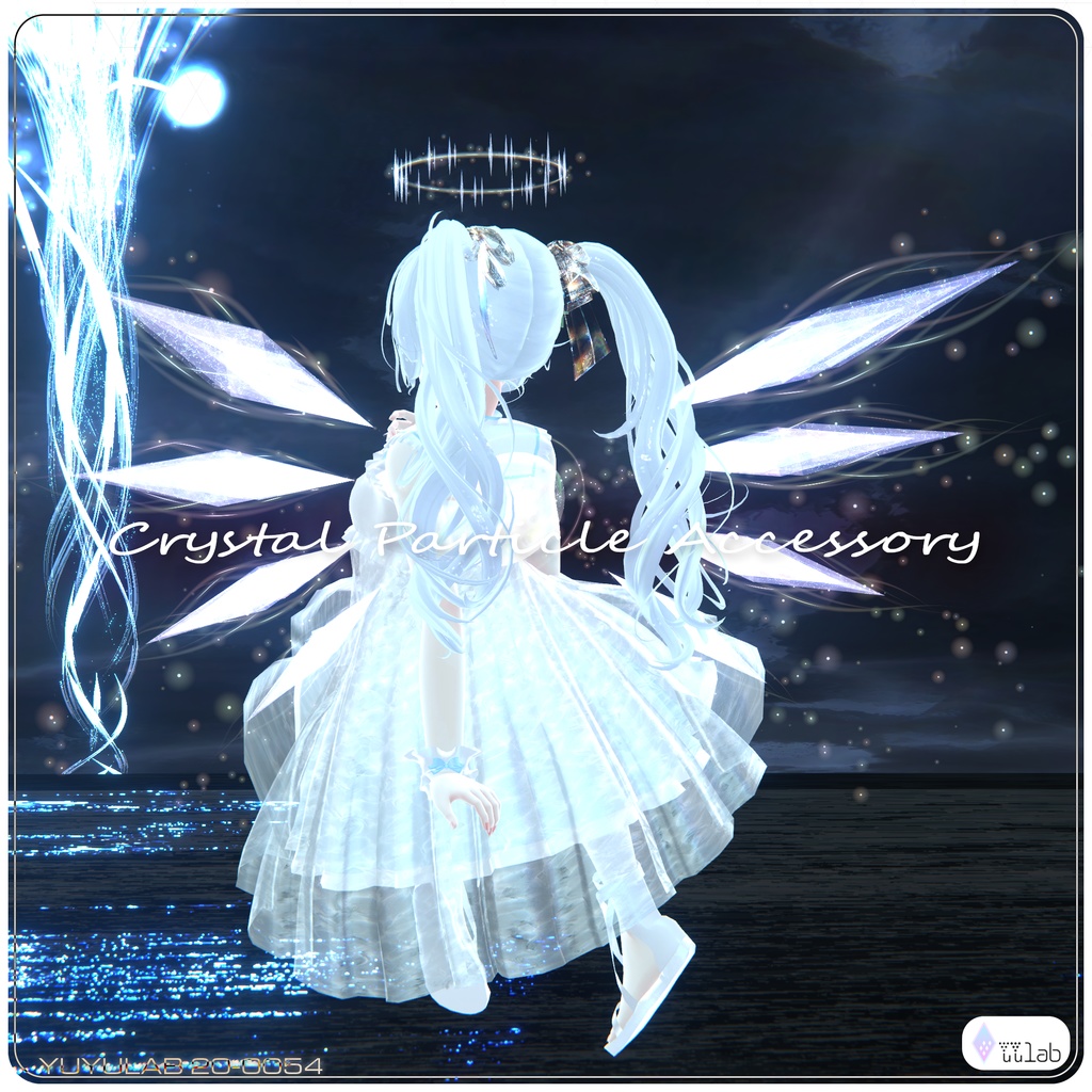 YUYULAB 20-0054 Accessory クリスタルパーティクルアクセサリー 【VRchat想定】