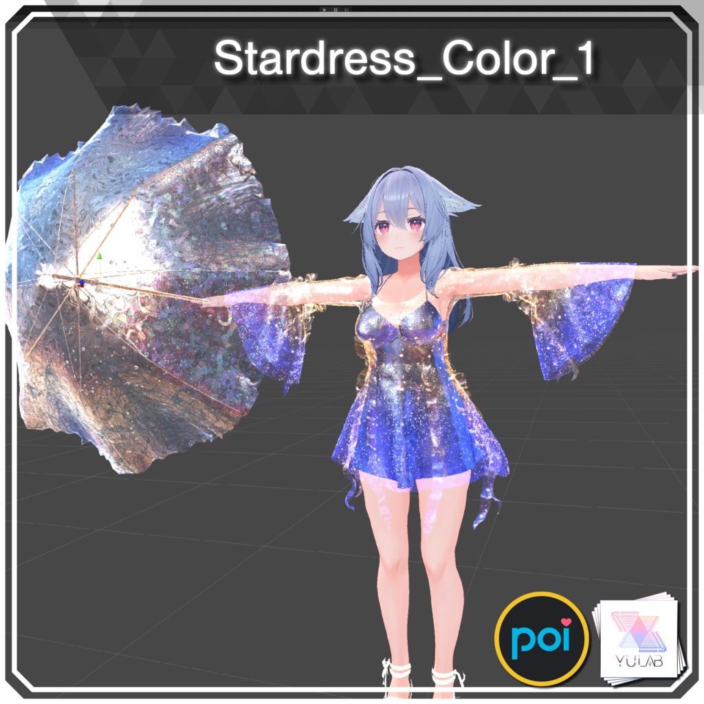 YUYULAB #3079 Material コスチュームマテリアル 【VRchat想定】