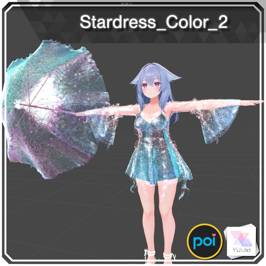 YUYULAB #3079 Material コスチュームマテリアル 【VRchat想定】