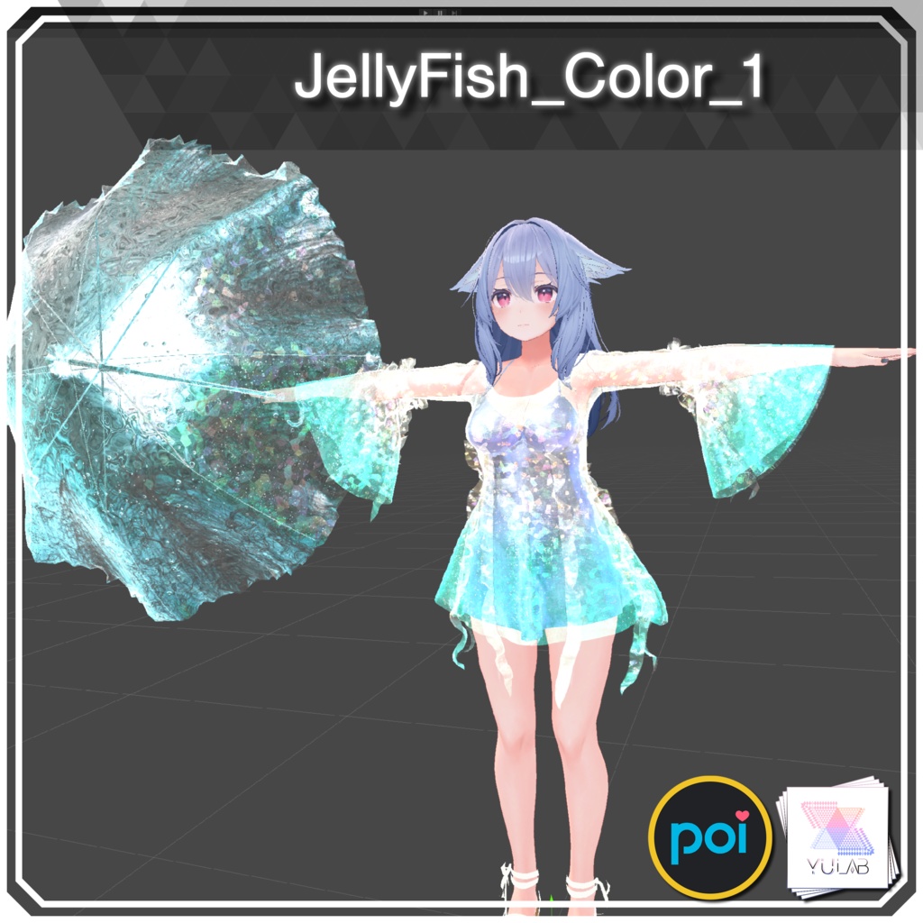 YUYULAB #3079 Material コスチュームマテリアル 【VRchat想定】