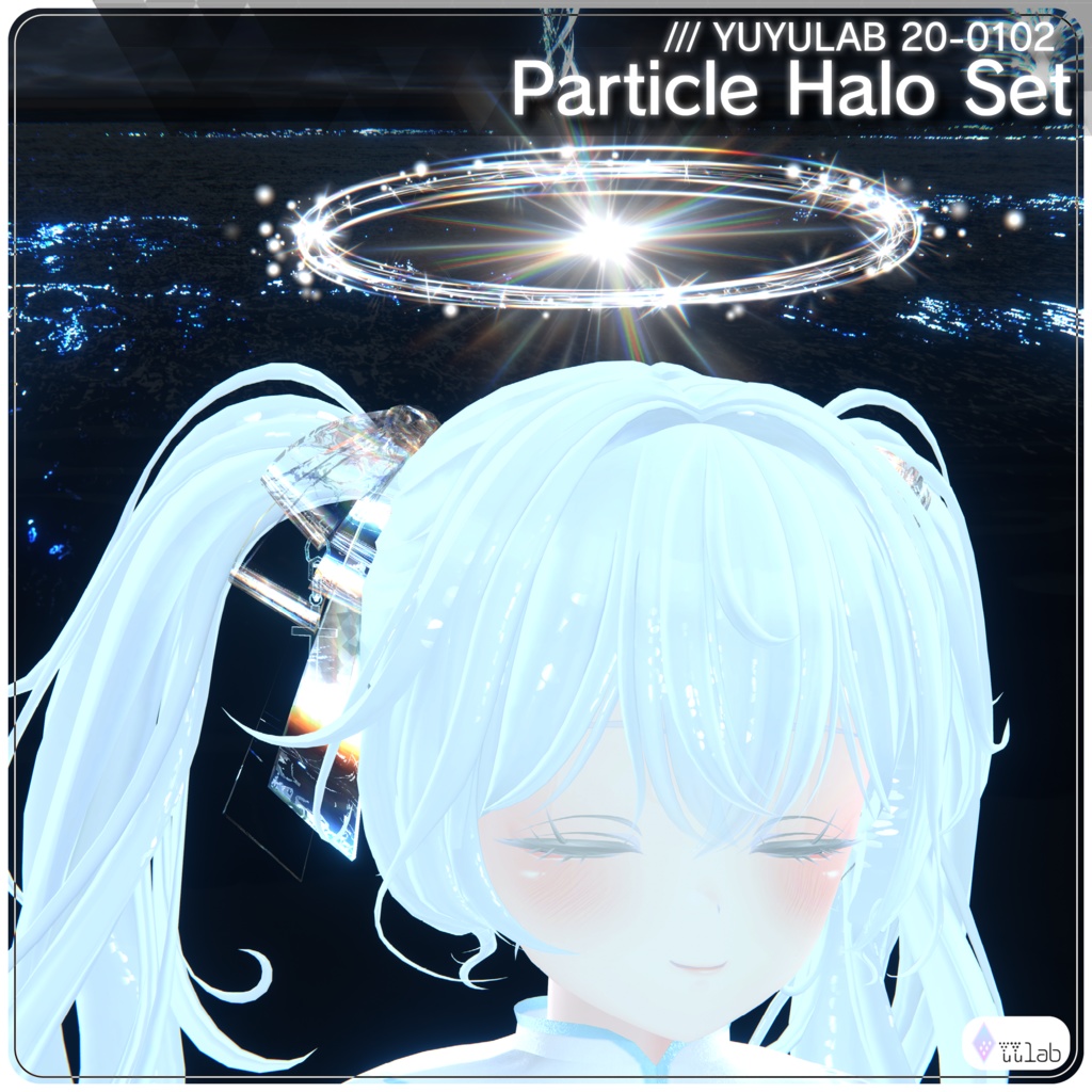 YUYULAB 20-0102 Accessory パーティクルヘイロウ【MA対応・VRchat想定】