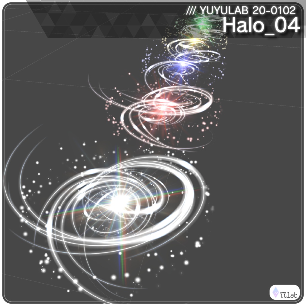 YUYULAB 20-0102 Accessory パーティクルヘイロウ【MA対応・VRchat想定】