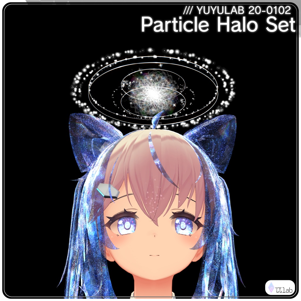 YUYULAB 20-0102 Accessory パーティクルヘイロウ【MA対応・VRchat想定】