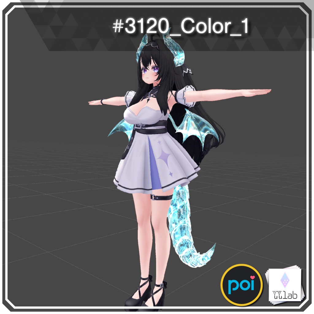 YUYULAB #3120 Material コスチュームマテリアル for 愛莉【VRchat想定】