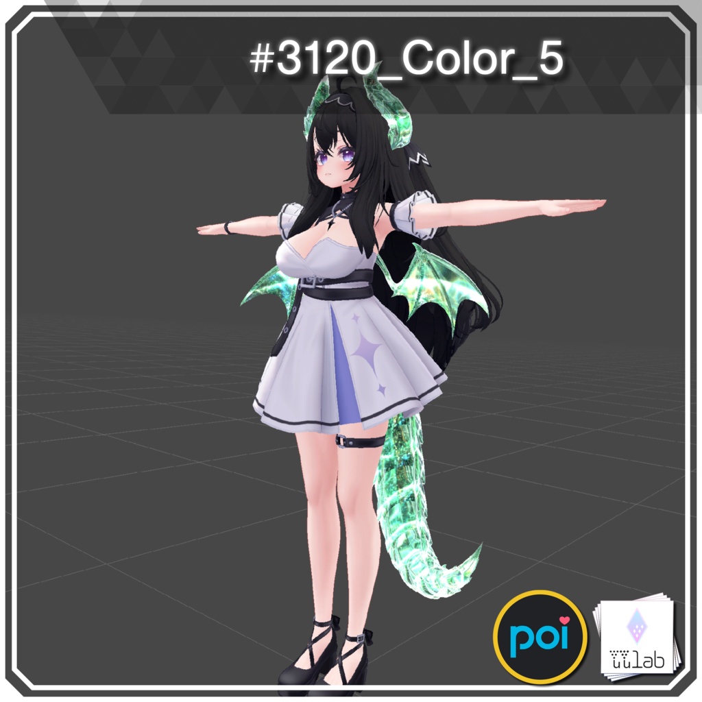 YUYULAB #3120 Material コスチュームマテリアル for 愛莉【VRchat想定】